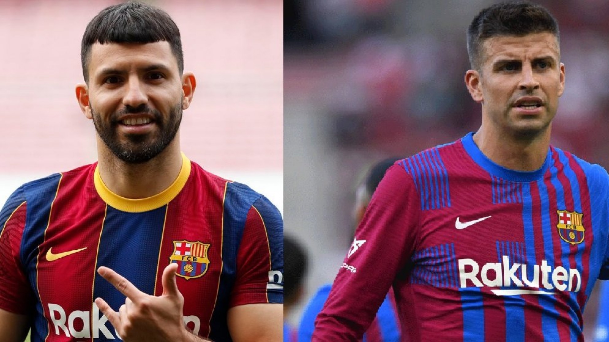 Piqué le ofreció la 10 que Messi dejó vacante a Sergio Agüero: qué respondió el Kun